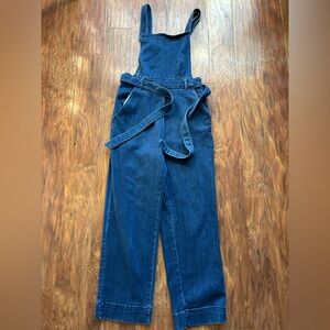 Universal Thread Dark Blue Denim Overalls